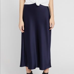 Alice + Olivia Blue Slip Skirt L 12